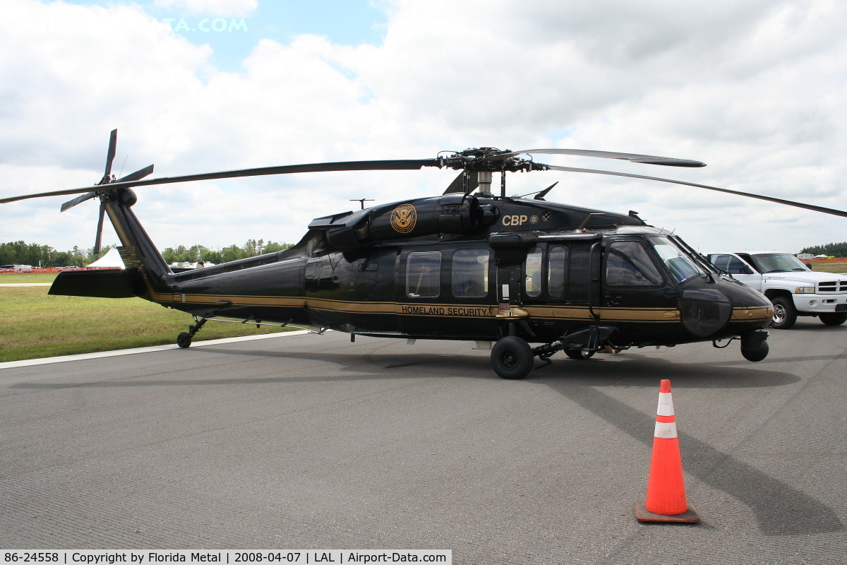 86-24558, 1986 Sikorsky UH-60A Black Hawk C/N 70-1079, Dept of Homeland Security