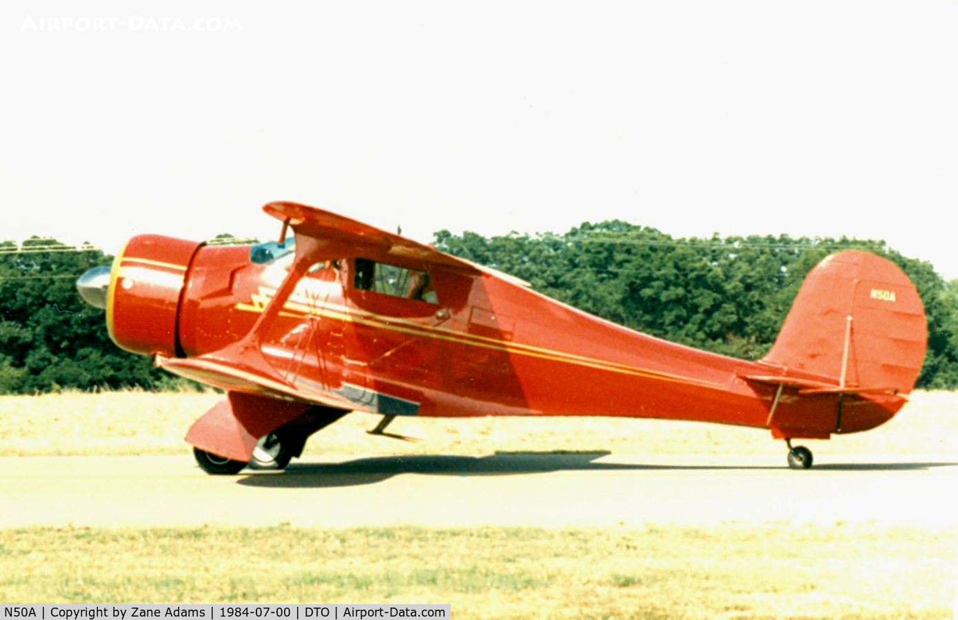 N50A, 1939 Beech D17S Staggerwing C/N 271, Beech Staggerwing at Denton Municipal