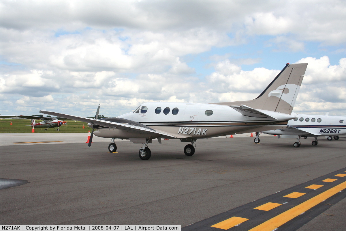 N271AK, 2007 Hawker Beechcraft C90GTI King Air C/N LJ-1856, Beech C90