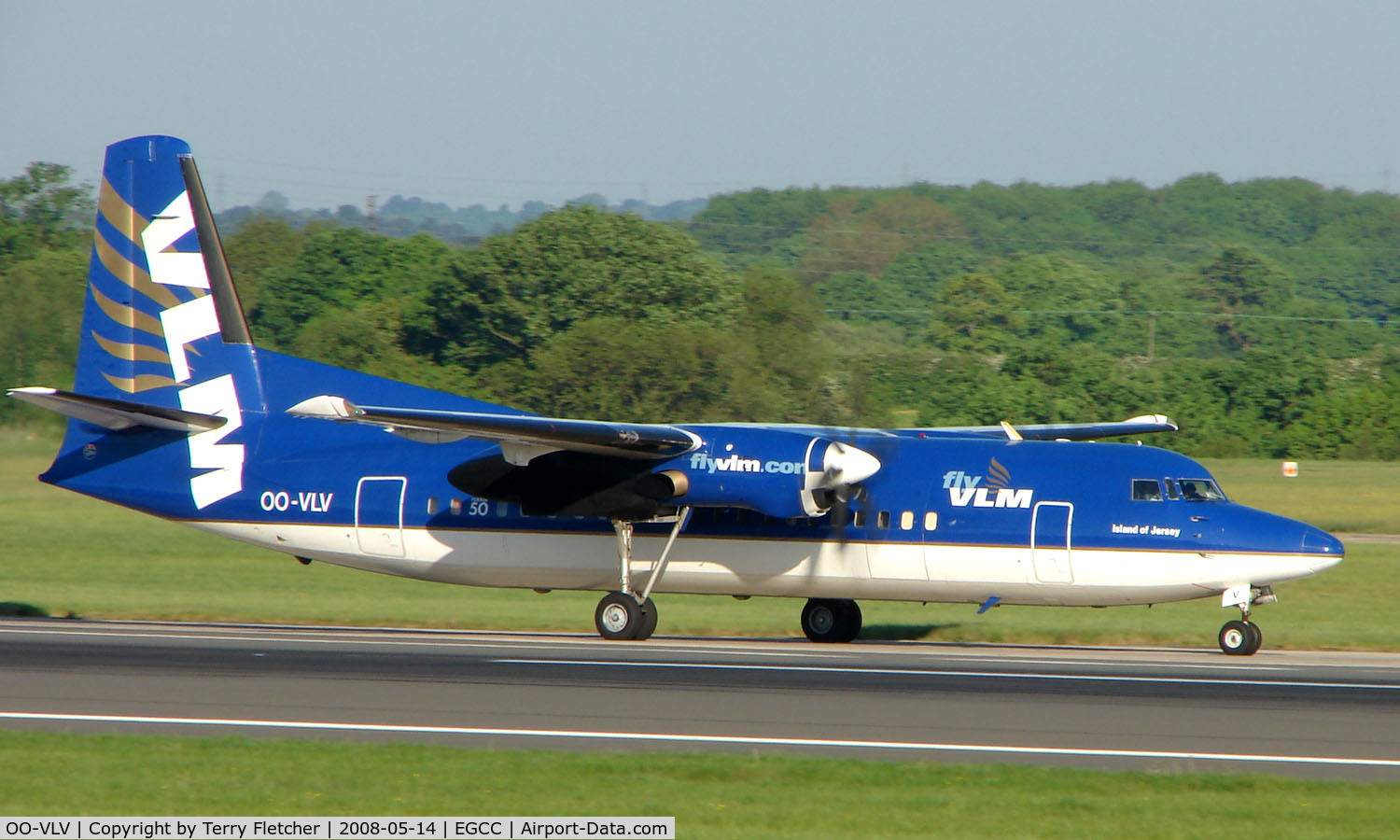 OO-VLV, 1989 Fokker 50 C/N 20160, Some of the typical traffic that can be seen at Manchester (Ringway)  International