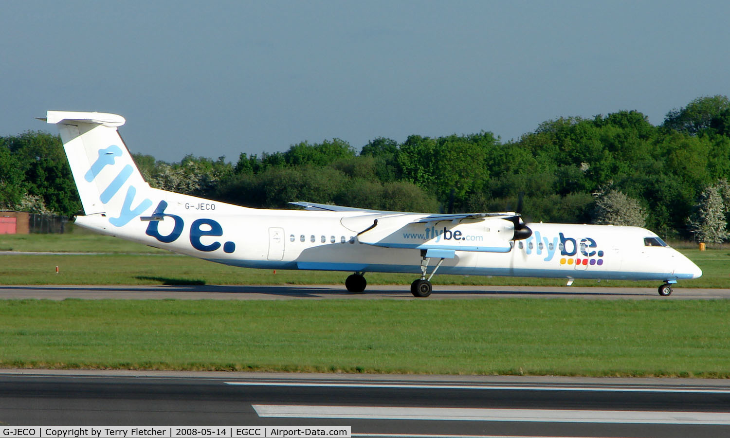G-JECO, 2006 De Havilland Canada DHC-8-402Q Dash 8 C/N 4126, Some of the typical traffic that can be seen at Manchester (Ringway)  International