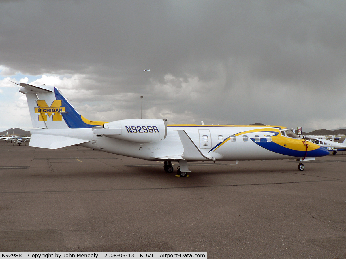 N929SR, 1998 Learjet Inc 60 C/N 144, Michigan State's new Lear 60