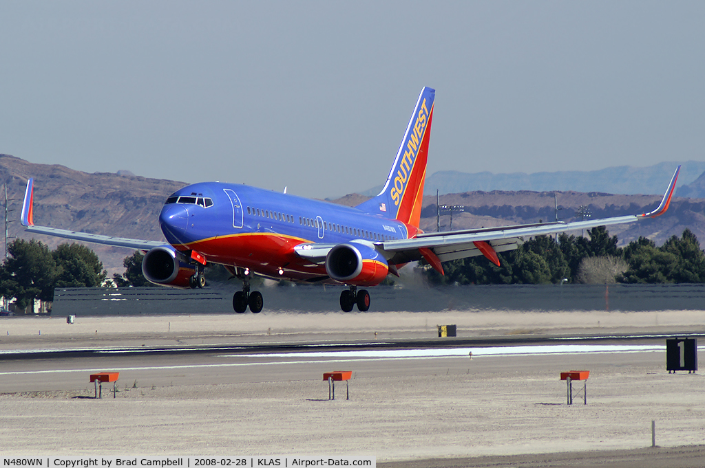 N480WN, 2004 Boeing 737-7H4 C/N 33998, Southwest Airlines / 2004 Boeing 737-7H4