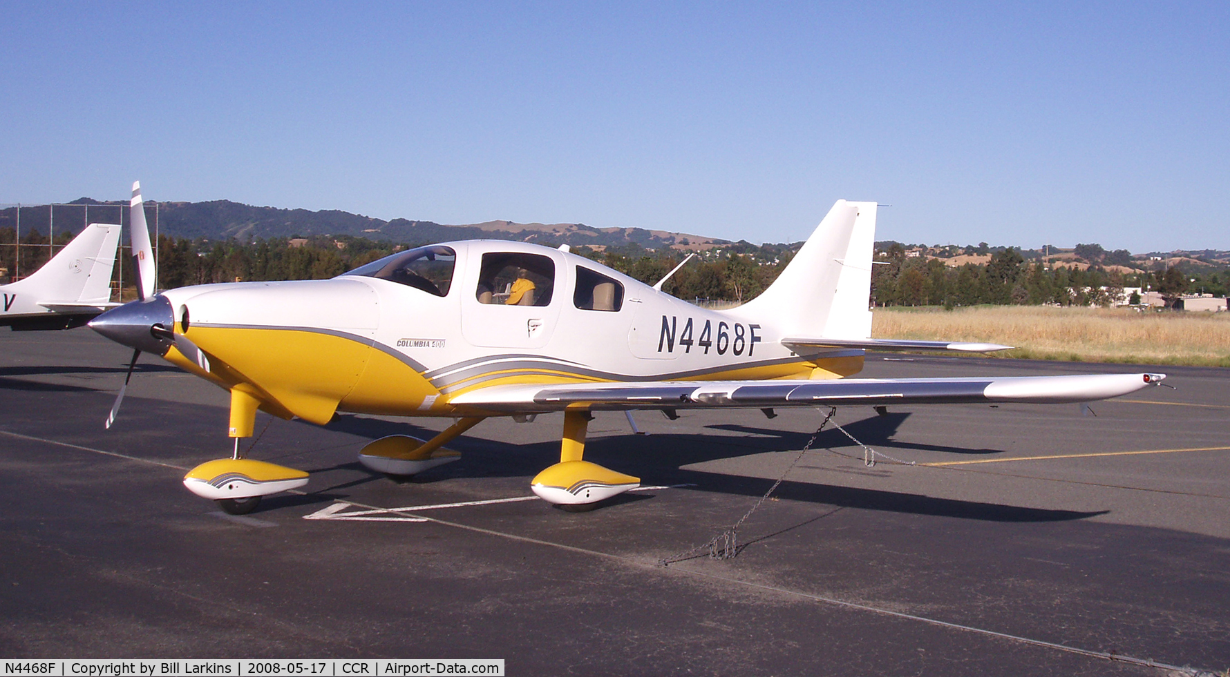 N4468F, 2004 Lancair LC41-550FG C/N 41043, In for pilot program