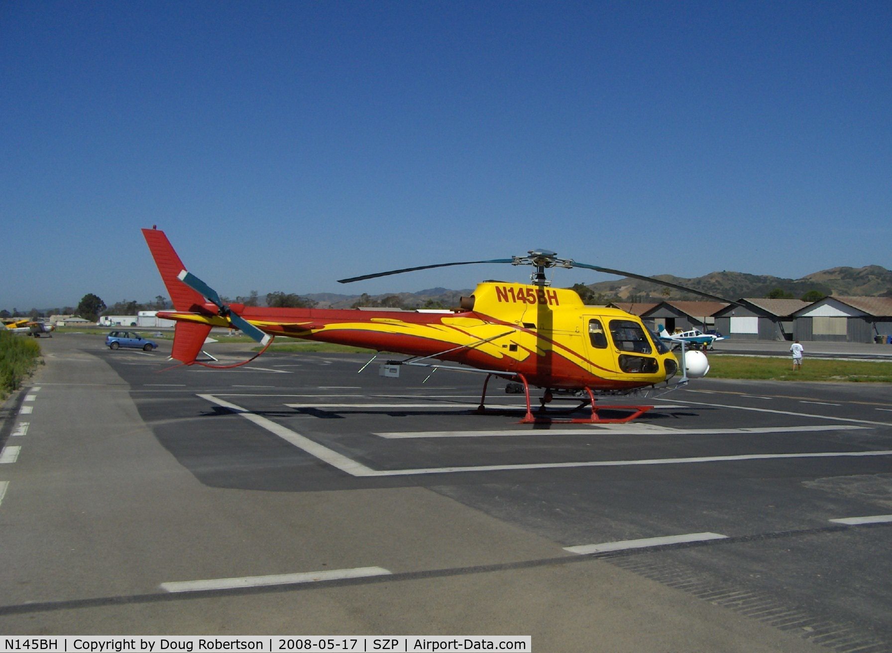 N145BH, 1980 Aerospatiale AS-350D AStar C/N 1270, 1980 Aerospatiale AS350D ASTAR, one Lycoming LTS 101 600A.2 616 shp turboshaft, PICTORVISION offers gyro-stabilized aerial cinemaphotography-'no wobblies'