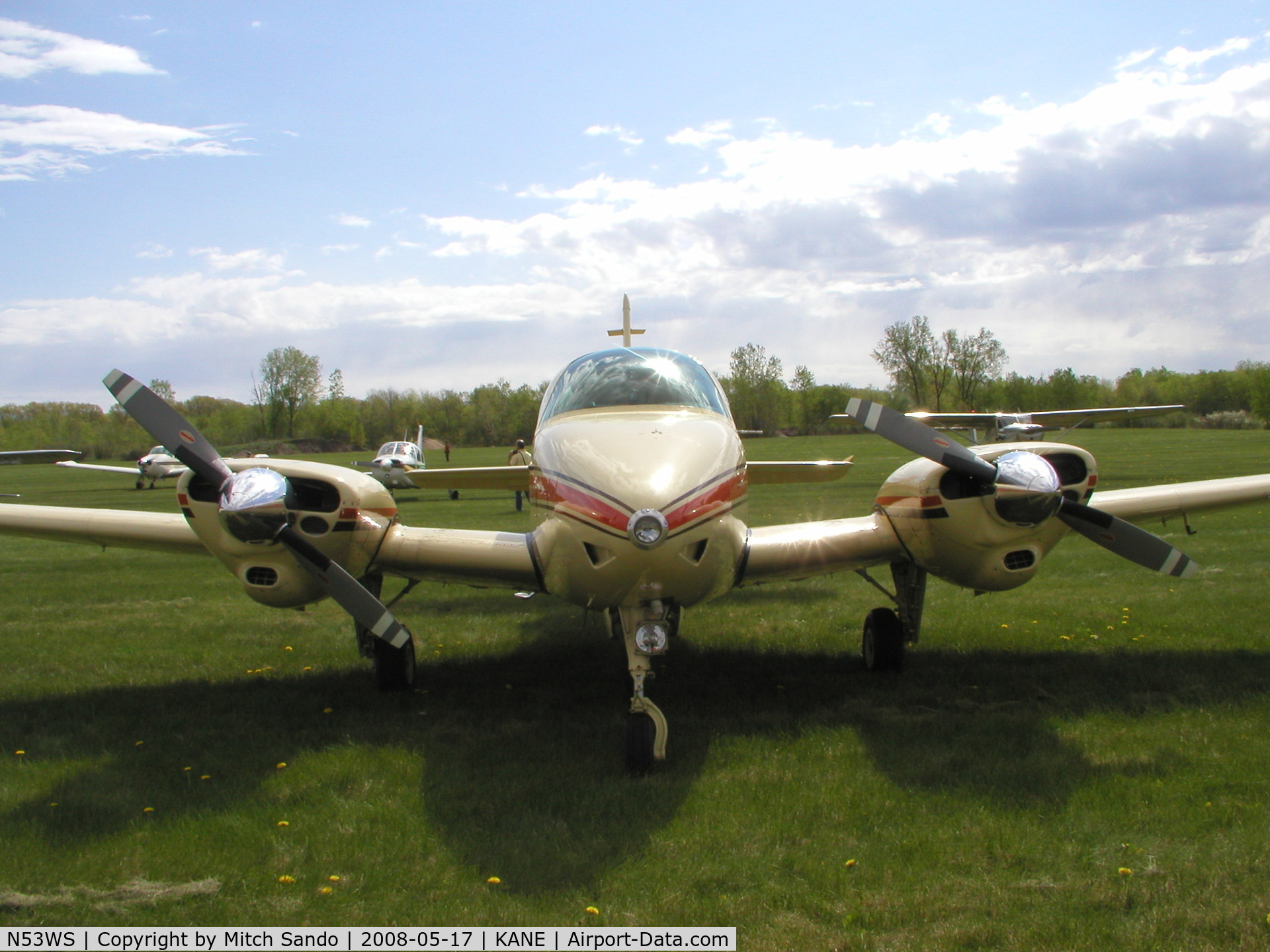 N53WS, 1967 Beech D95A Travel Air C/N TD-706, Blaine Aviation Weekend '08.