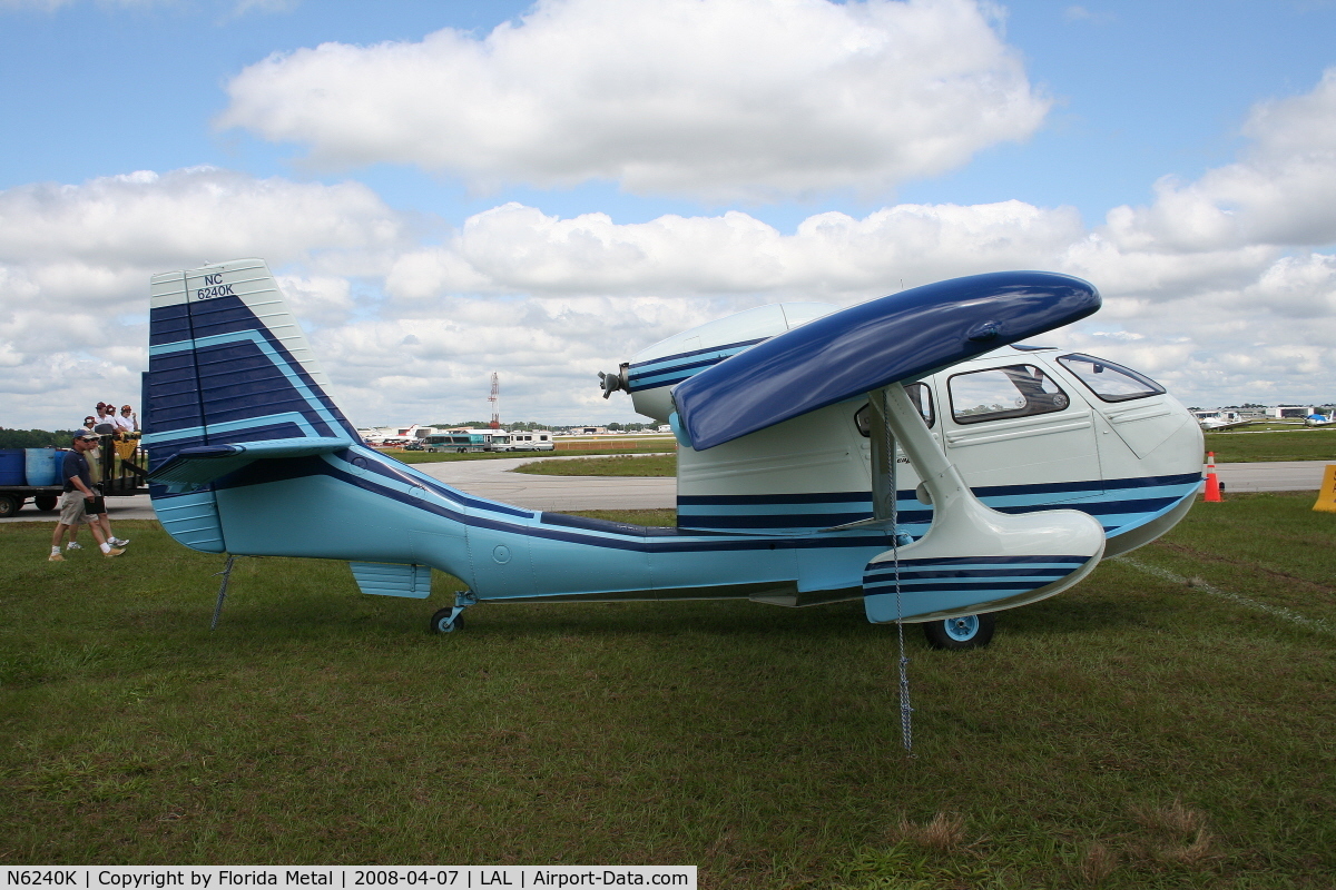 N6240K, 1947 Republic RC-3 Seabee C/N 443, Republic RC-3