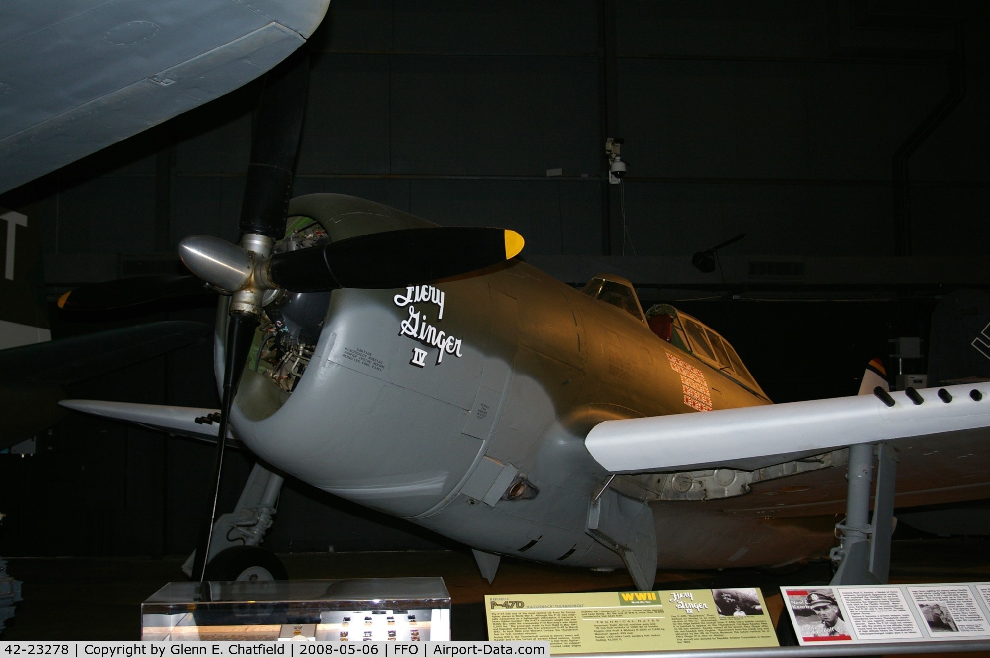 42-23278, 1942 Republic P-47D Thunderbolt C/N 42-23278/1029, Raw power of engine and guns