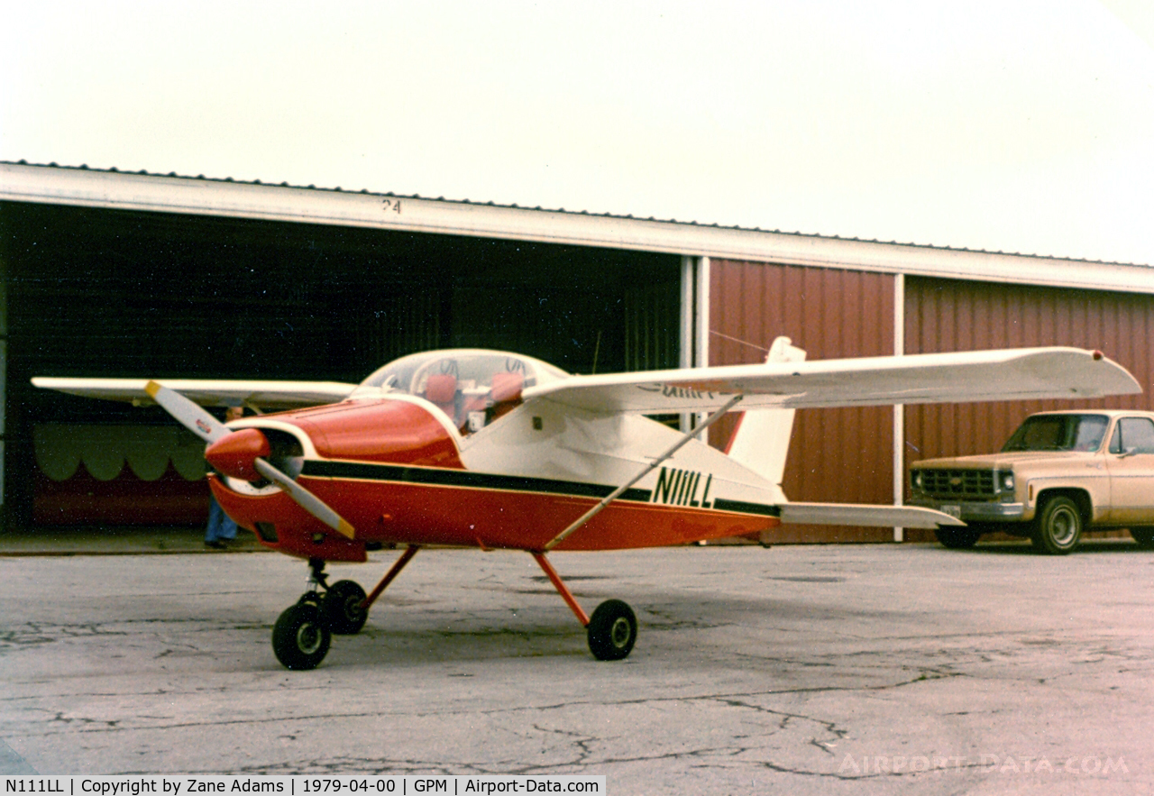 N111LL, 1964 Bolkow Bo-208 Junior C/N 545, At Grand Prairie Municipal