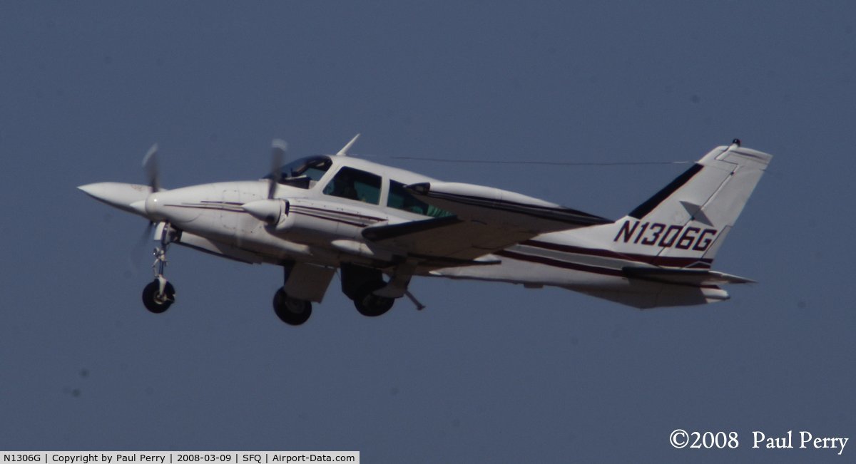 N1306G, 1974 Cessna 310Q C/N 310Q1148, Cleaning her up, and outbound