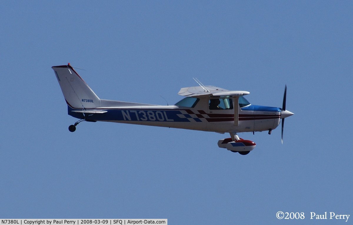 N7380L, 1978 Cessna A152 Aerobat C/N A1520799, Looks like she's headed out