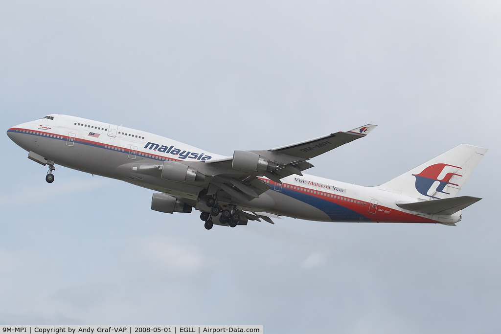 9M-MPI, 1996 Boeing 747-4H6 C/N 27672, Malaysia Airlines 747-400