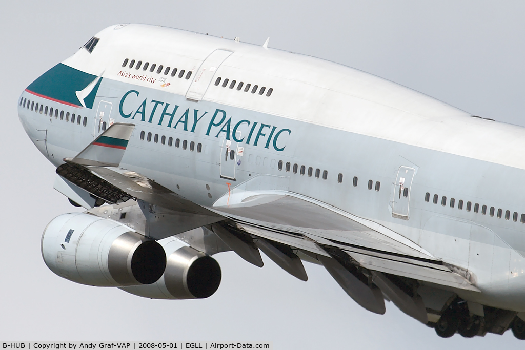 B-HUB, 1992 Boeing 747-467 C/N 25873, Cathay Pacific 747-400