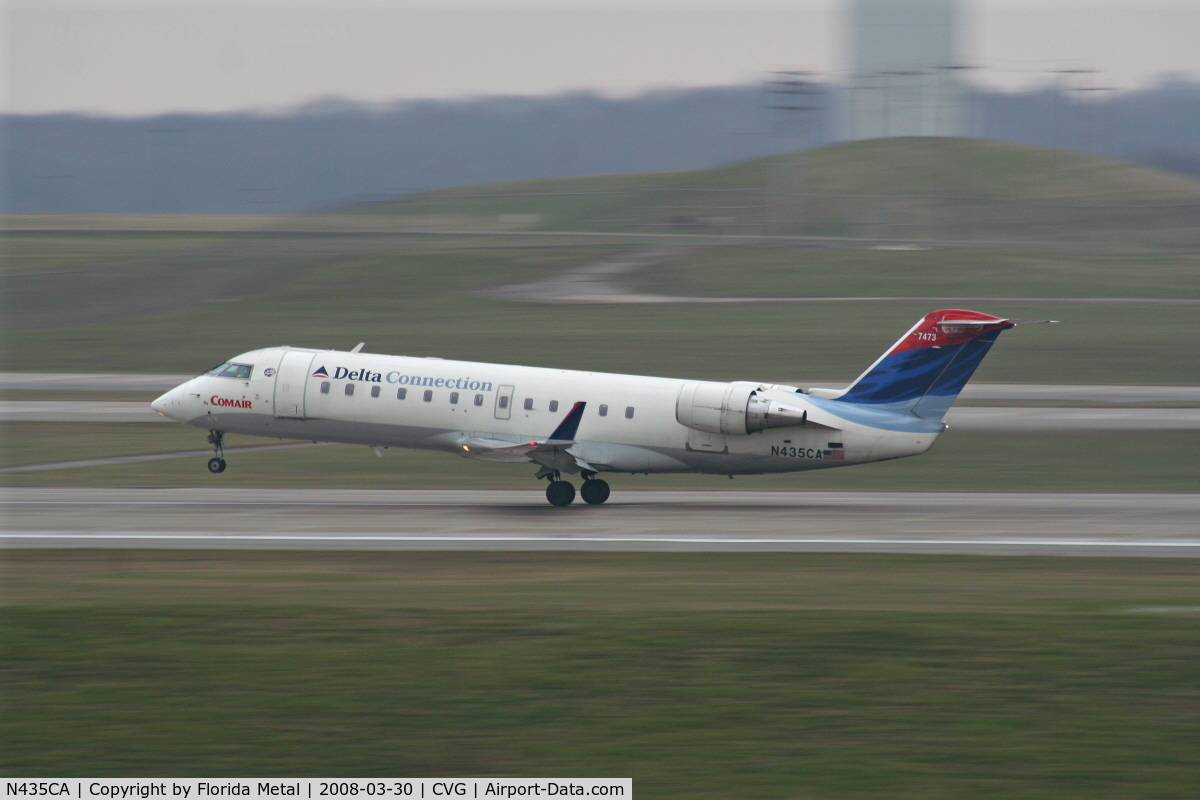 N435CA, 2001 Bombardier CRJ-100ER (CL-600-2B19) C/N 7473, Comair CRJ