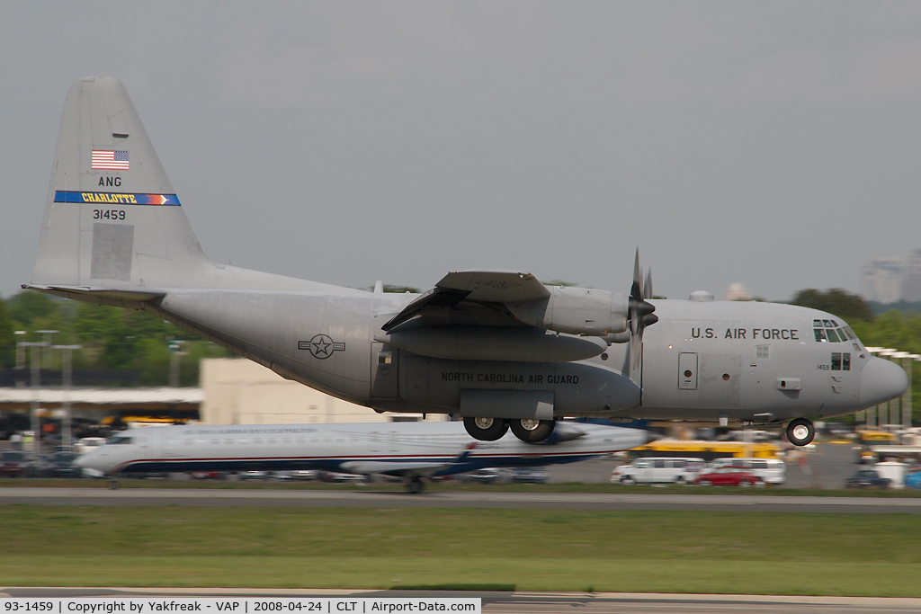 93-1459, 1993 Lockheed C-130H Hercules C/N 382-5464, USAF Lockheed C130 Hercules