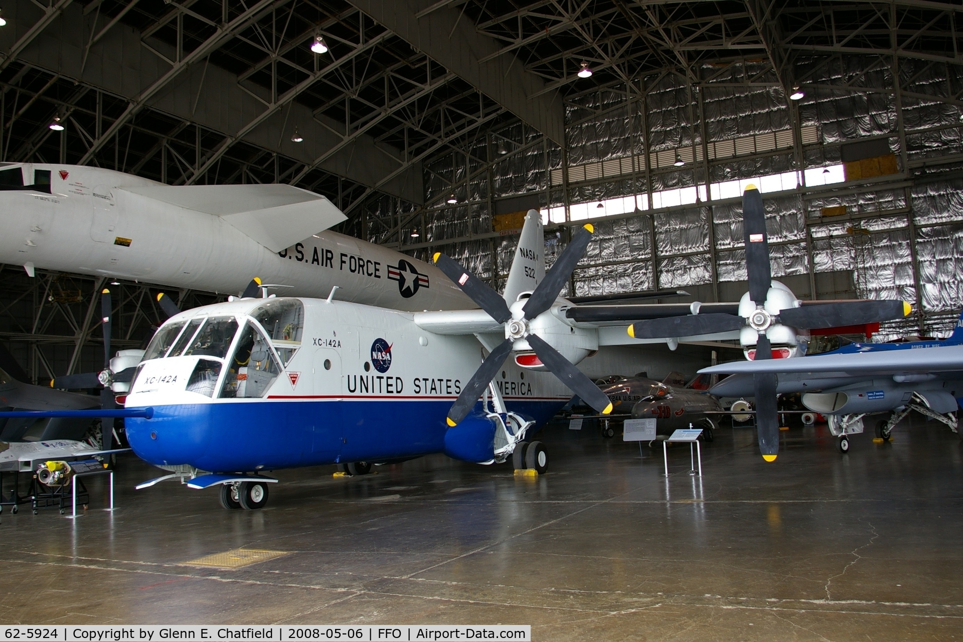 62-5924, 1964 LTV/Hiller/Ryan XC-142A C/N 4, Tilt-wing at the National Museum of the U.S. Air Force
