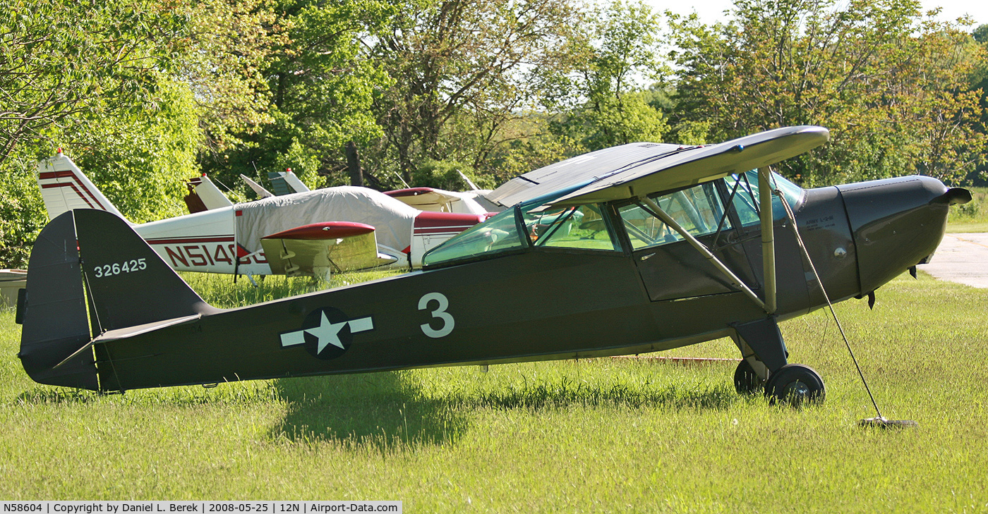 N58604, 1943 Taylorcraft DCO-65 C/N 5737, What a pleasant surprise to find this little gem tucked away in a corner!