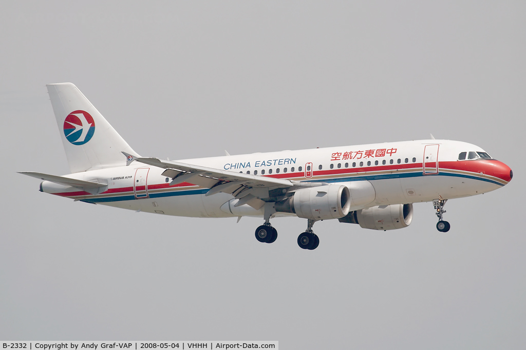 B-2332, 2000 Airbus A319-112 C/N 1303, China Eastern A319