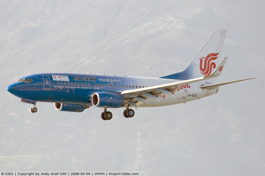 B-5201, 2005 Boeing 737-79L C/N 34023, Air China 737-700