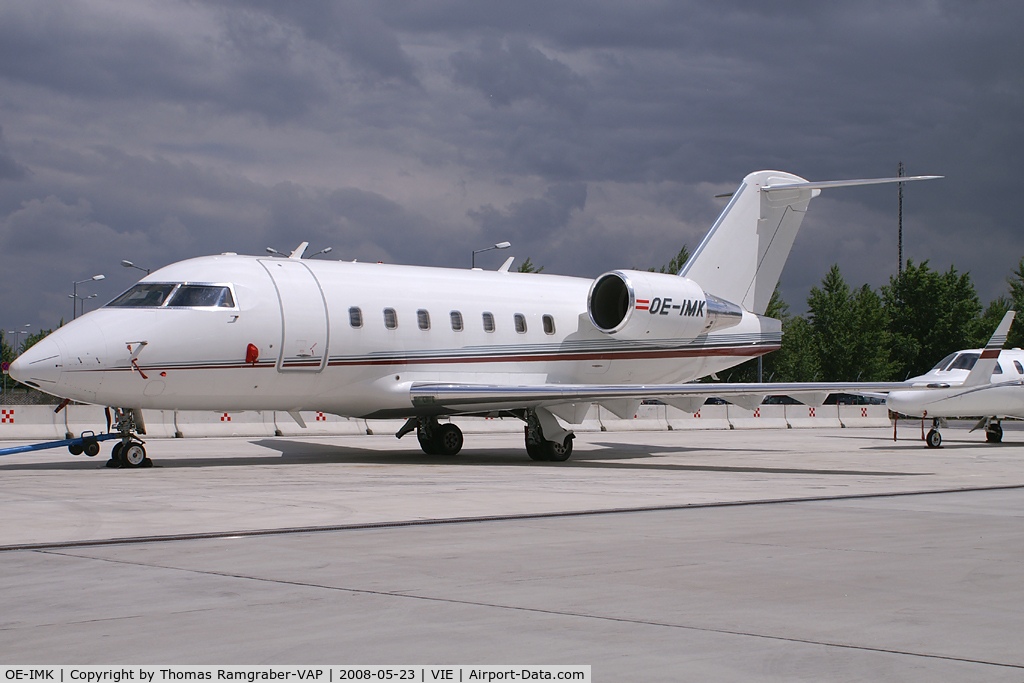 OE-IMK, Canadair Challenger 604 (CL-600-2B16) C/N 5664, Map Jets Canadair CL600 Challenger
