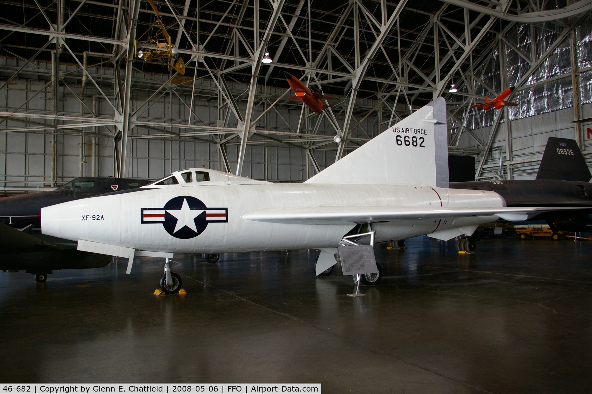 46-682, 1948 Convair XF-92A C/N 7-002, Displayed at the National Museum of the U.S. Air Force