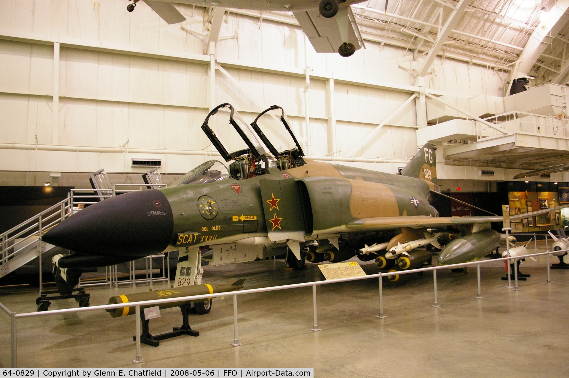 64-0829, 1964 McDonnell F-4C Phantom II C/N 1169, Displayed at the National Museum of the U.S. Air Force