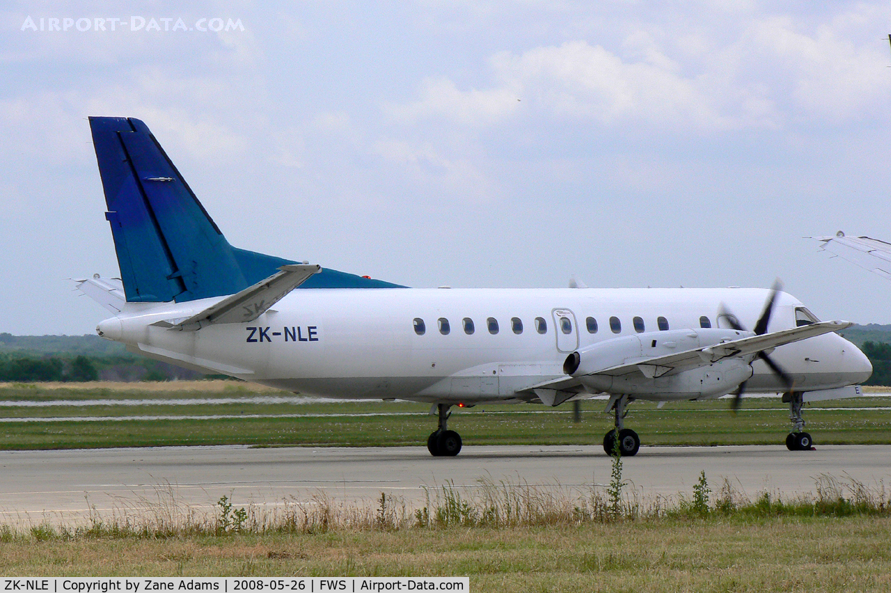 ZK-NLE, 1986 Saab 340A C/N 340A-067, Former Air New Zeland SAAB at Fort Worth Spinks airport...Texas USA