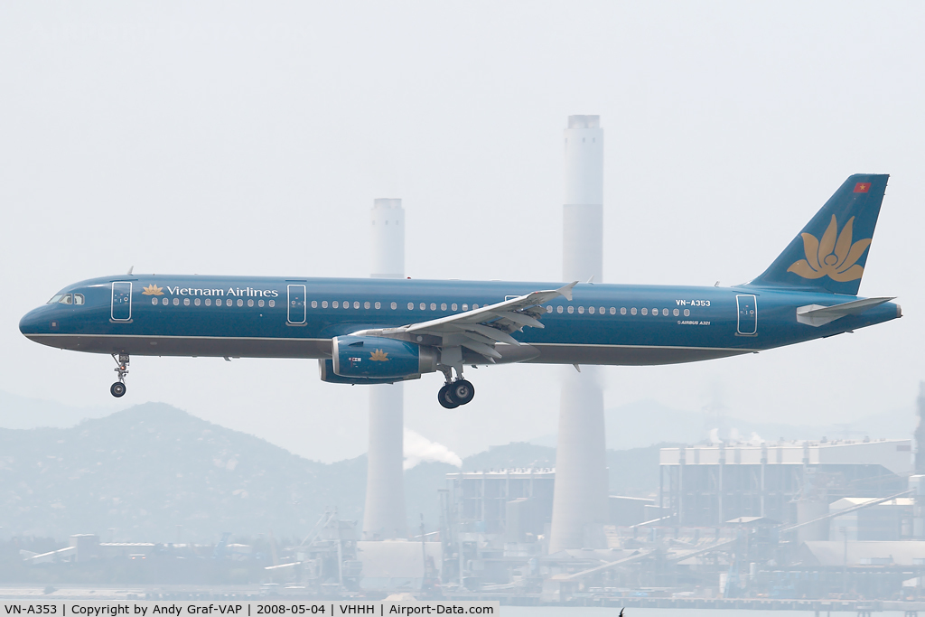 VN-A353, 2007 Airbus A321-231 C/N 3022, Vietnam Airlines A321-200