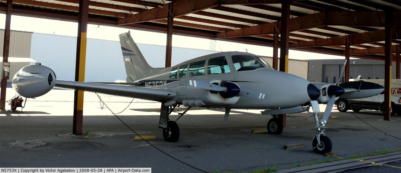 N5753X, 1961 Cessna 320 Skyknight C/N 320-0053, At Centennial