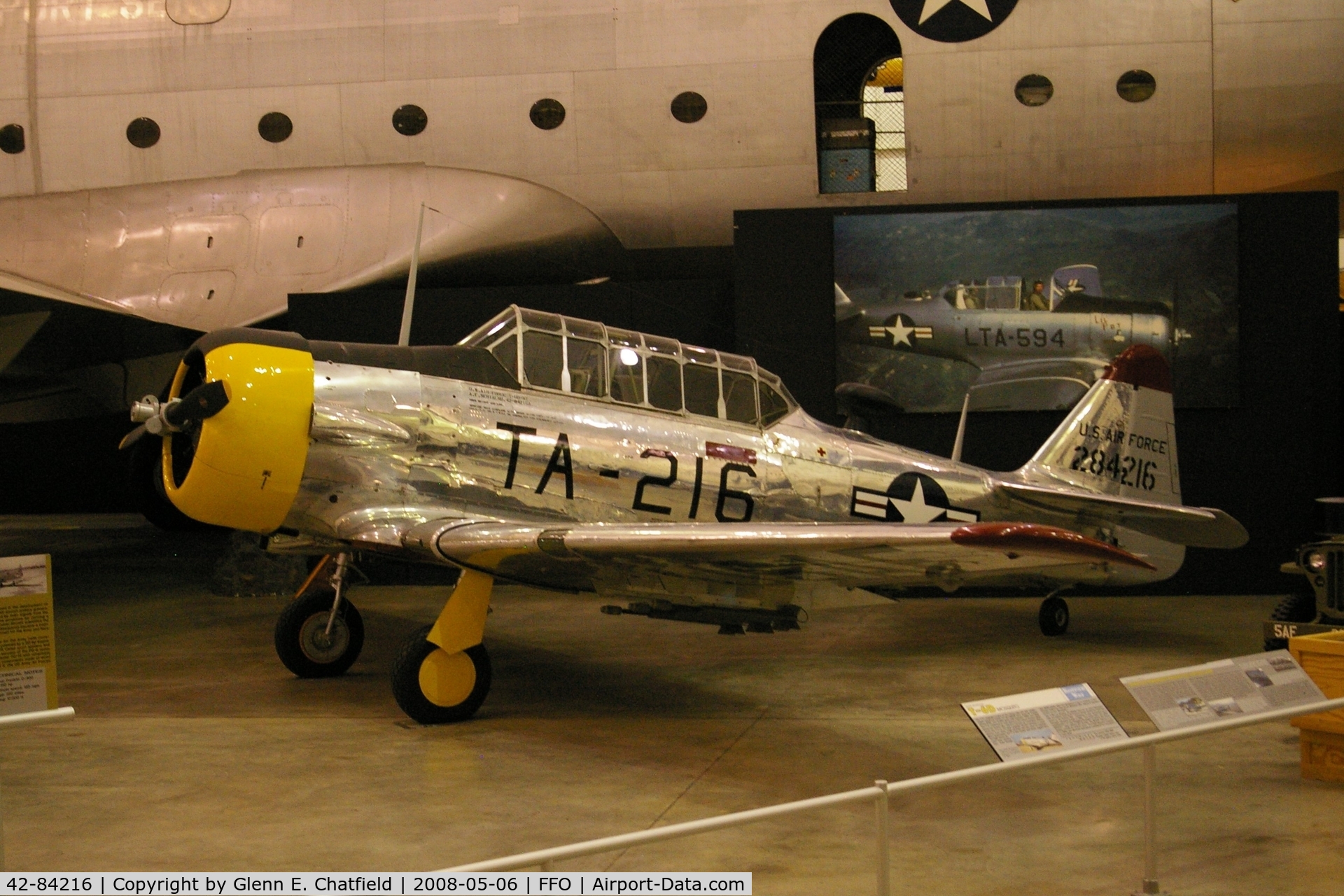 42-84216, 1942 North American AT-6D Texan C/N 88-15997, Displayed at the National Museum of the U.S. Air Force