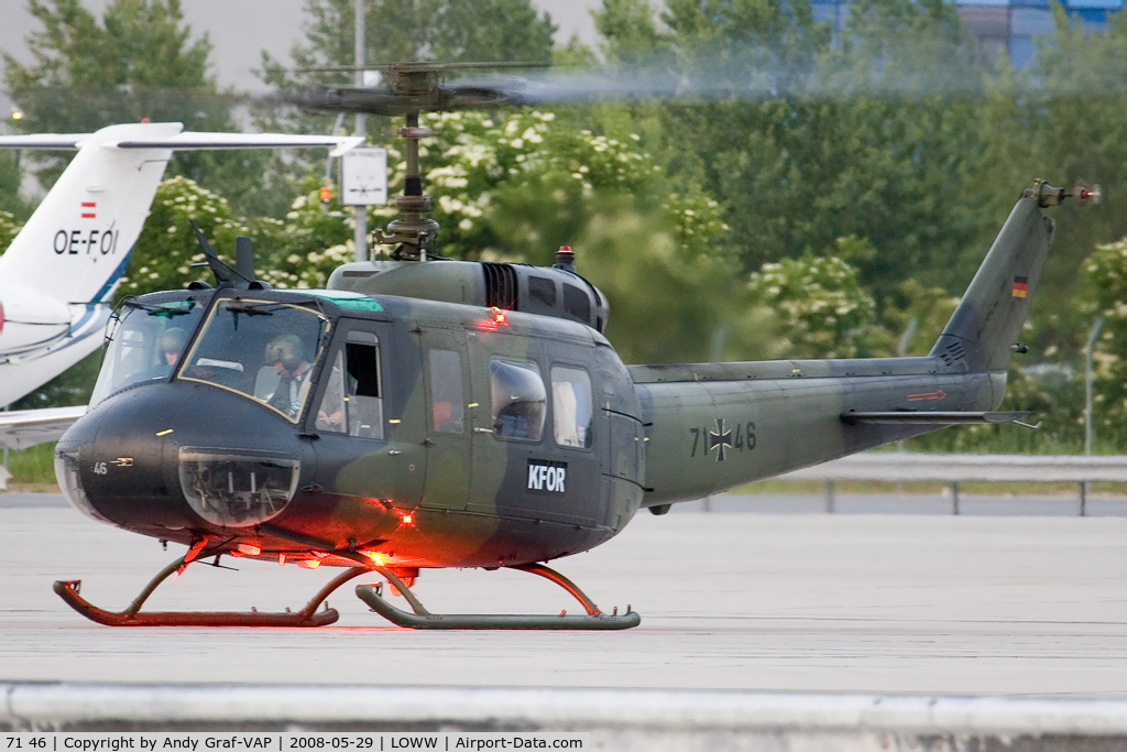 71 46, Bell (Dornier) UH-1D Iroquois (205) C/N 8206, German Air Force Bell UH-1