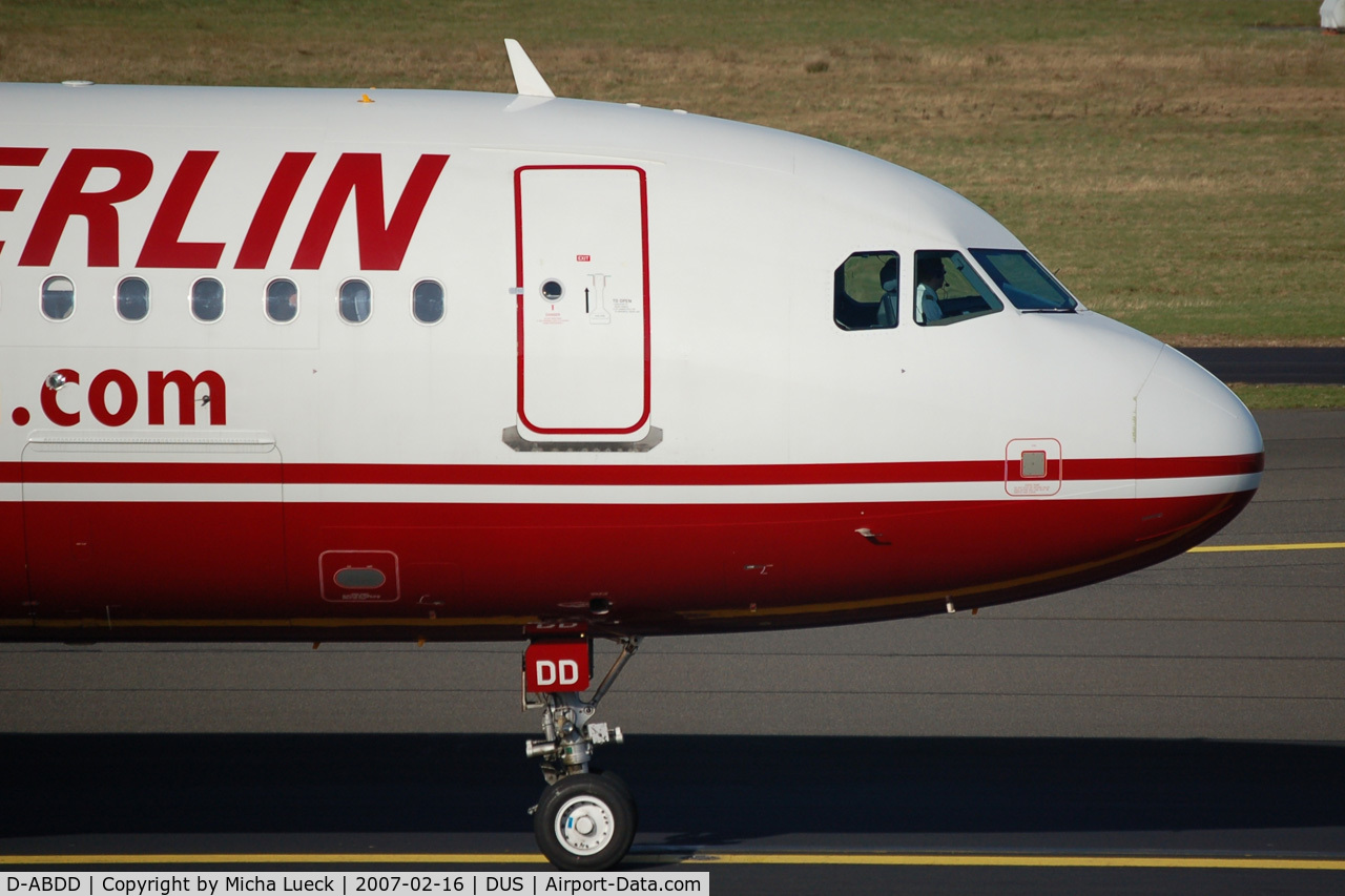 D-ABDD, 2006 Airbus A320-214 C/N 2685, Taxiing to the runway