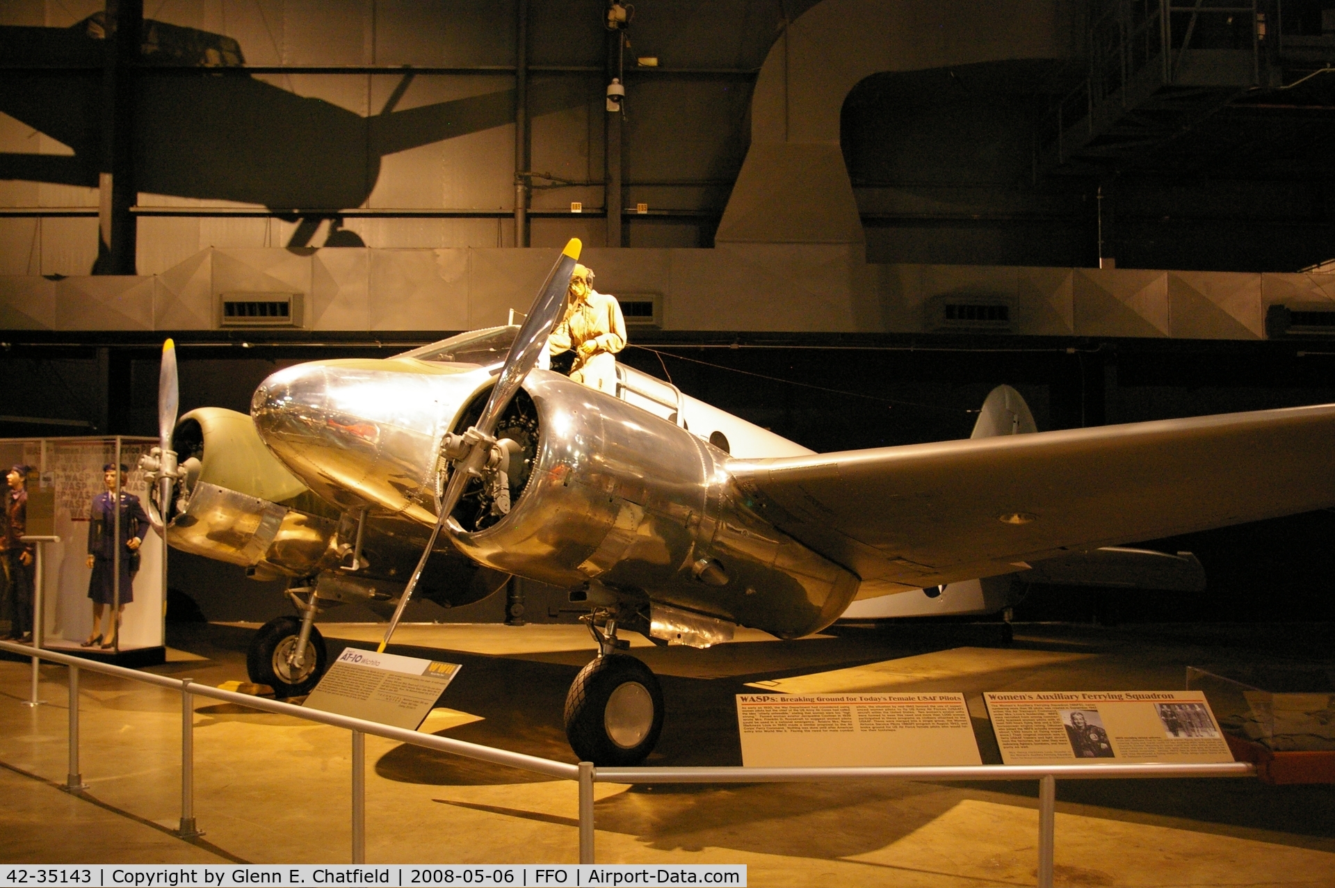 42-35143, 1942 Beech AT-10-GF C/N n/a, Displayed at the National Museum of the U.S. Air Force