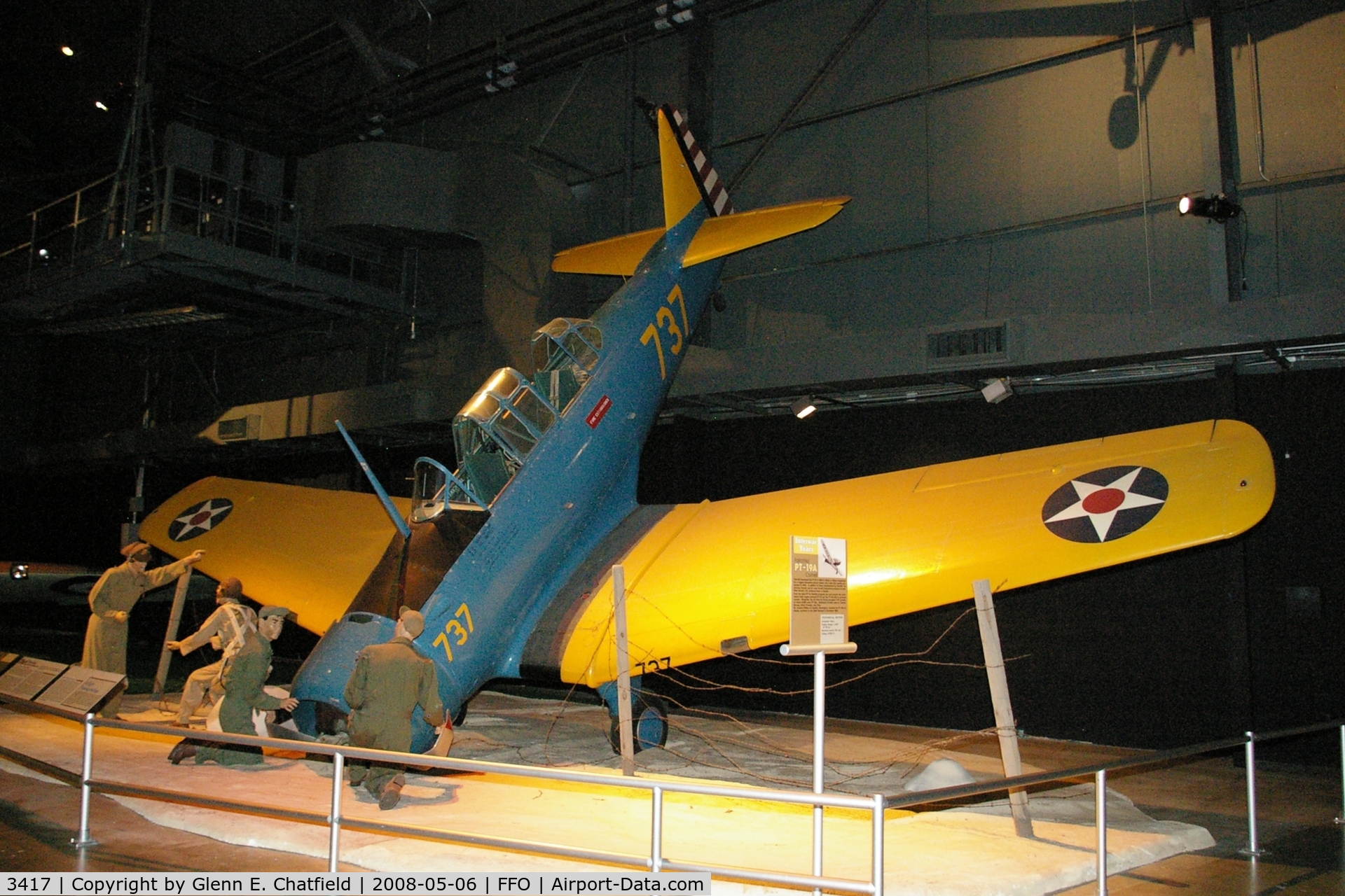 3417, North American NA-64 Yale C/N 64-2168, Ex- RCAF North American NA64 displayed as BT-14 at the National Museum of the U.S. Air Force