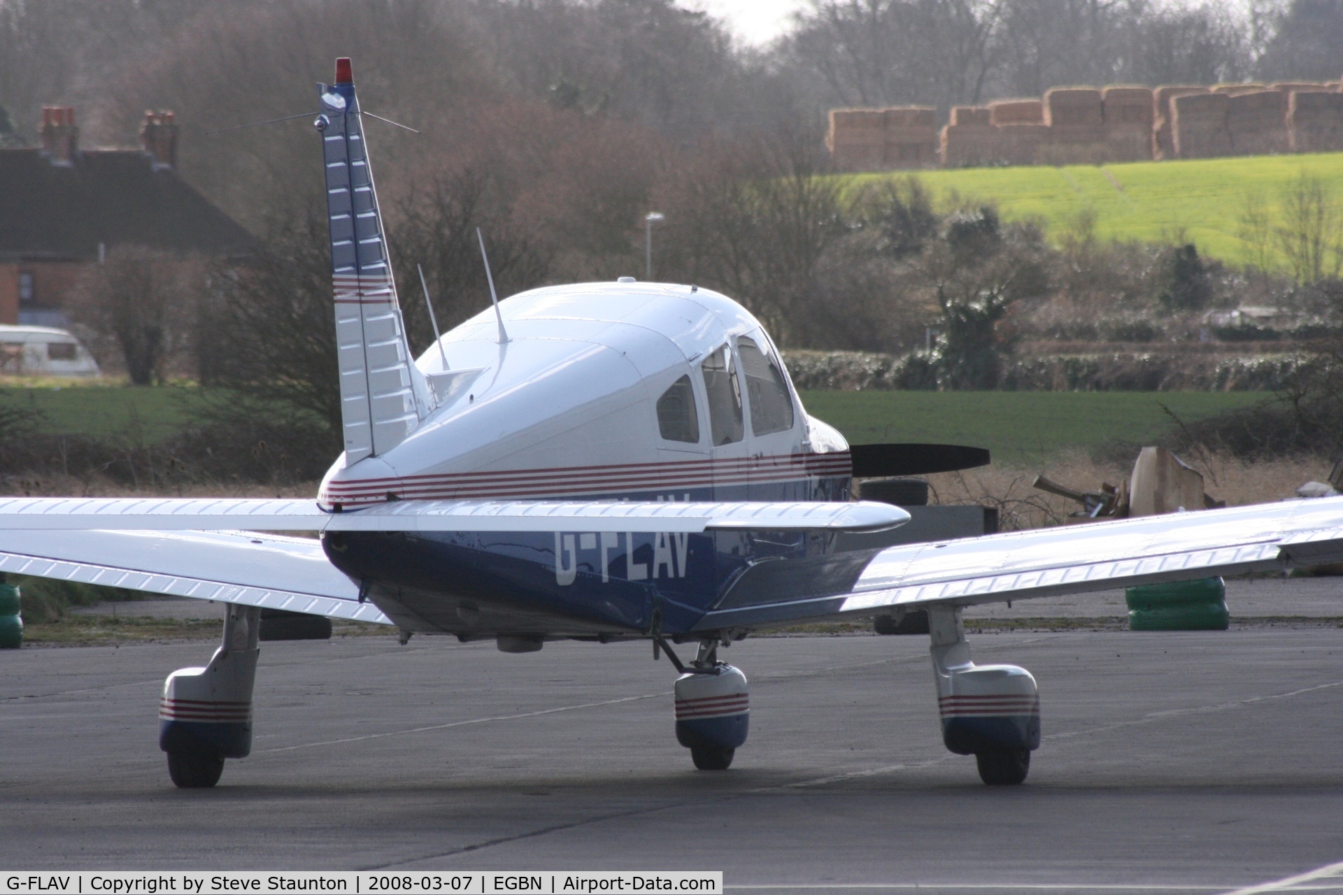 G-FLAV, 1980 Piper PA-28-161 Warrior ll C/N 28-8016283, Taken at Nottingham Airport