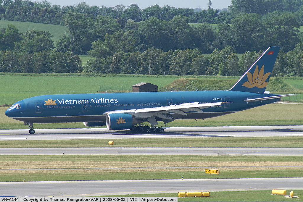 VN-A144, Boeing 777-2K6/ER C/N 33503, Vietnam Airlines Boeing 777-200