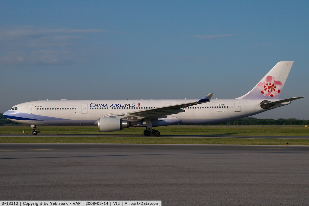 B-18312, 2006 Airbus A330-302 C/N 769, China Airlines Airbus 330-300
