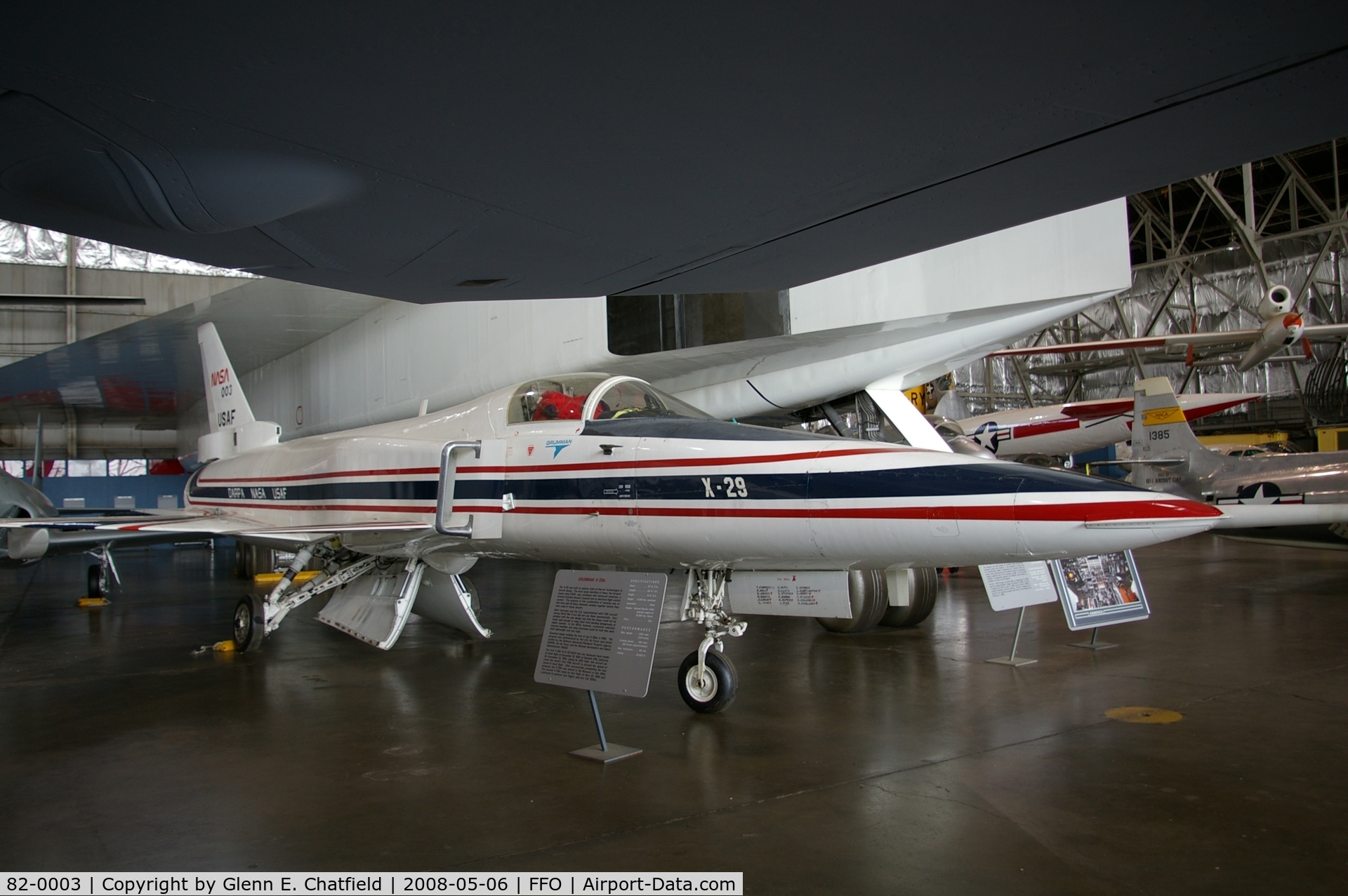 82-0003, 1982 Grumman X-29A C/N Not found 82-0003, Displayed at the National Museum of the U.S. Air Force