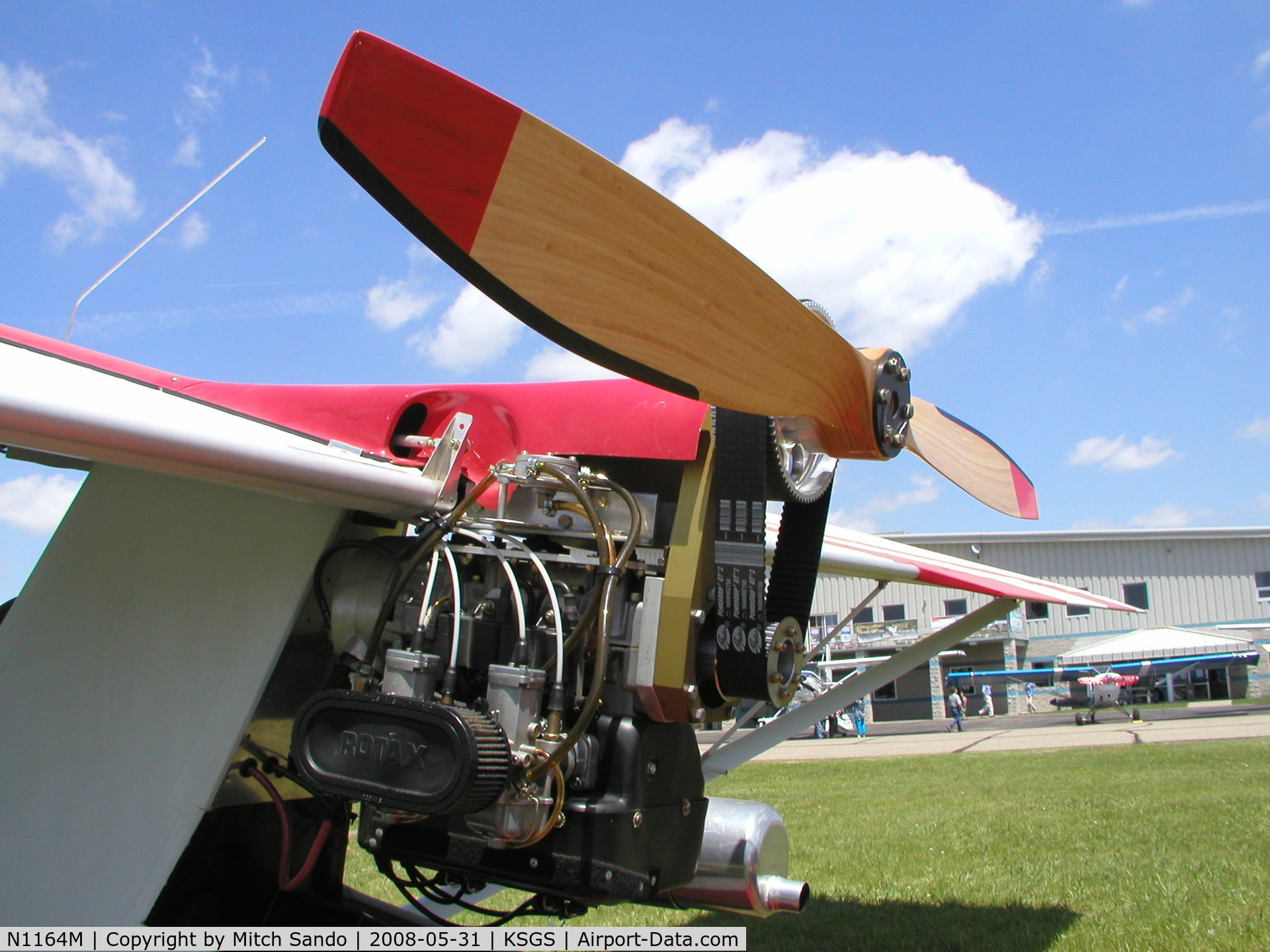 N1164M, 2003 Quad City Challenger II C/N 1752, Fleming Field Fly-In 2008.