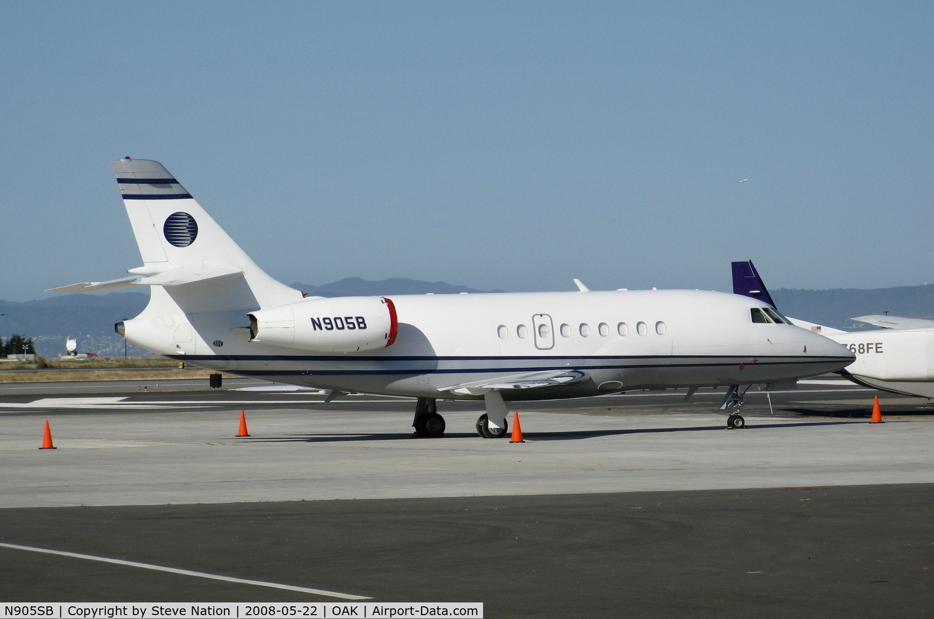 N905SB, 2006 Dassault Falcon 50 C/N 348, 2006 Dassault Aviation MYSTERE-FALCON 50 @ Oakland, CA