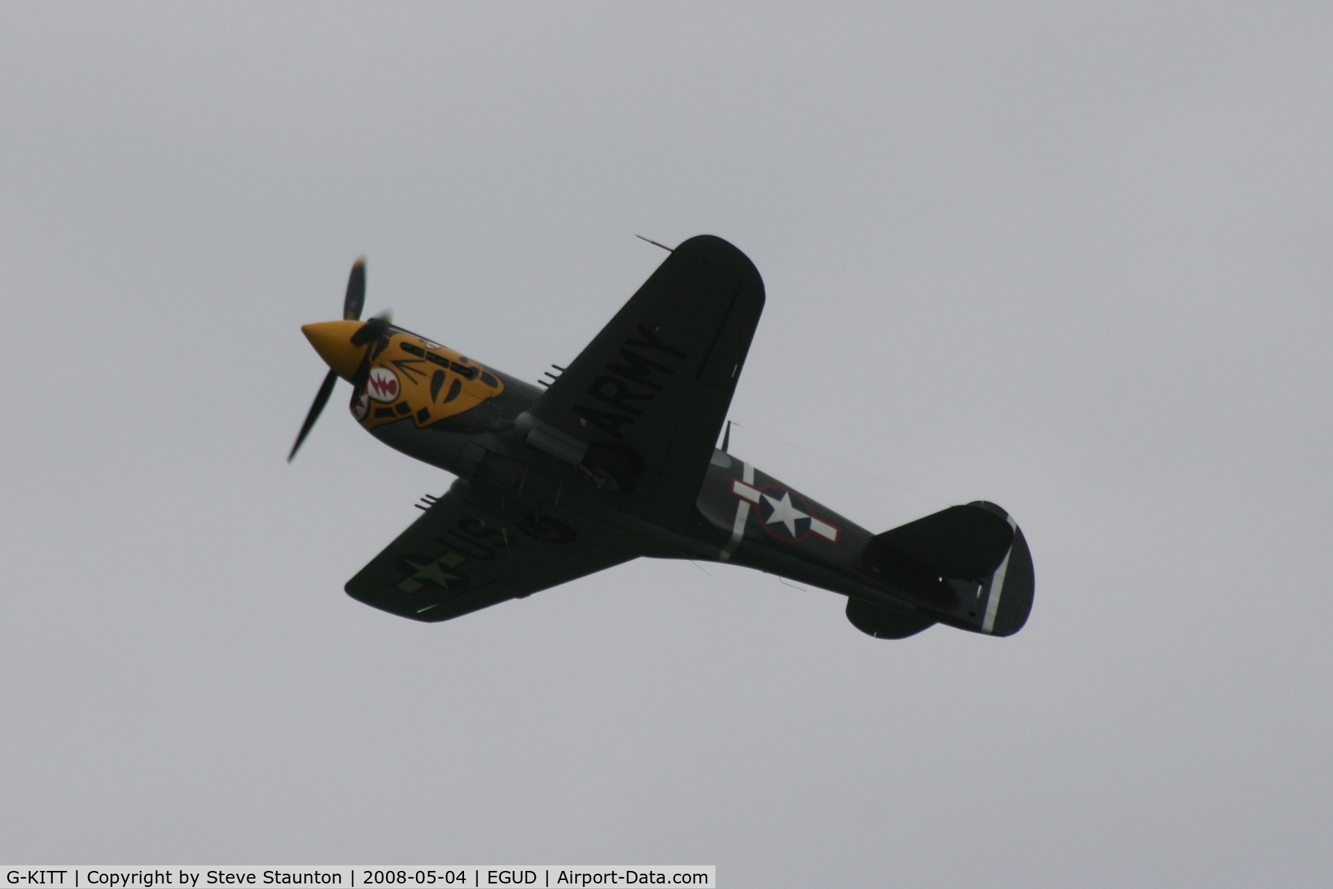 G-KITT, 1943 Curtiss P-40M Warhawk C/N 27490, Taken at Abingdon Air & County Show 2008 in aid of the Thames Valley and Chiltern Air Ambulance (http://www.abingdonfayre.com/)