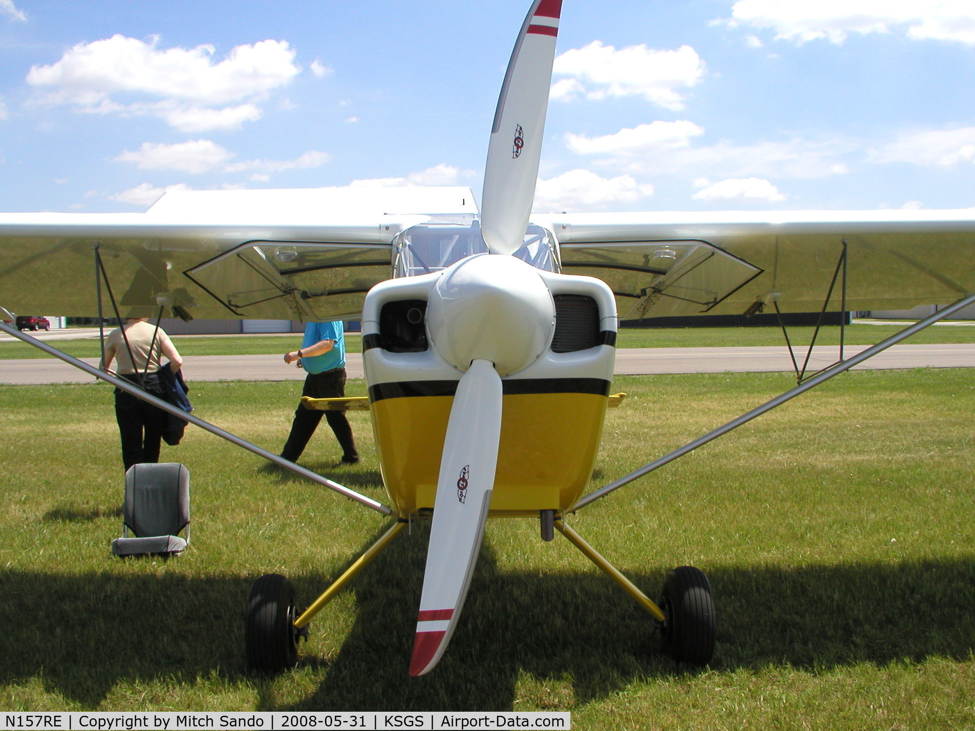 N157RE, 2007 Rans S-7LS Courier C/N 0806442, Fleming Field Fly-In 2008.