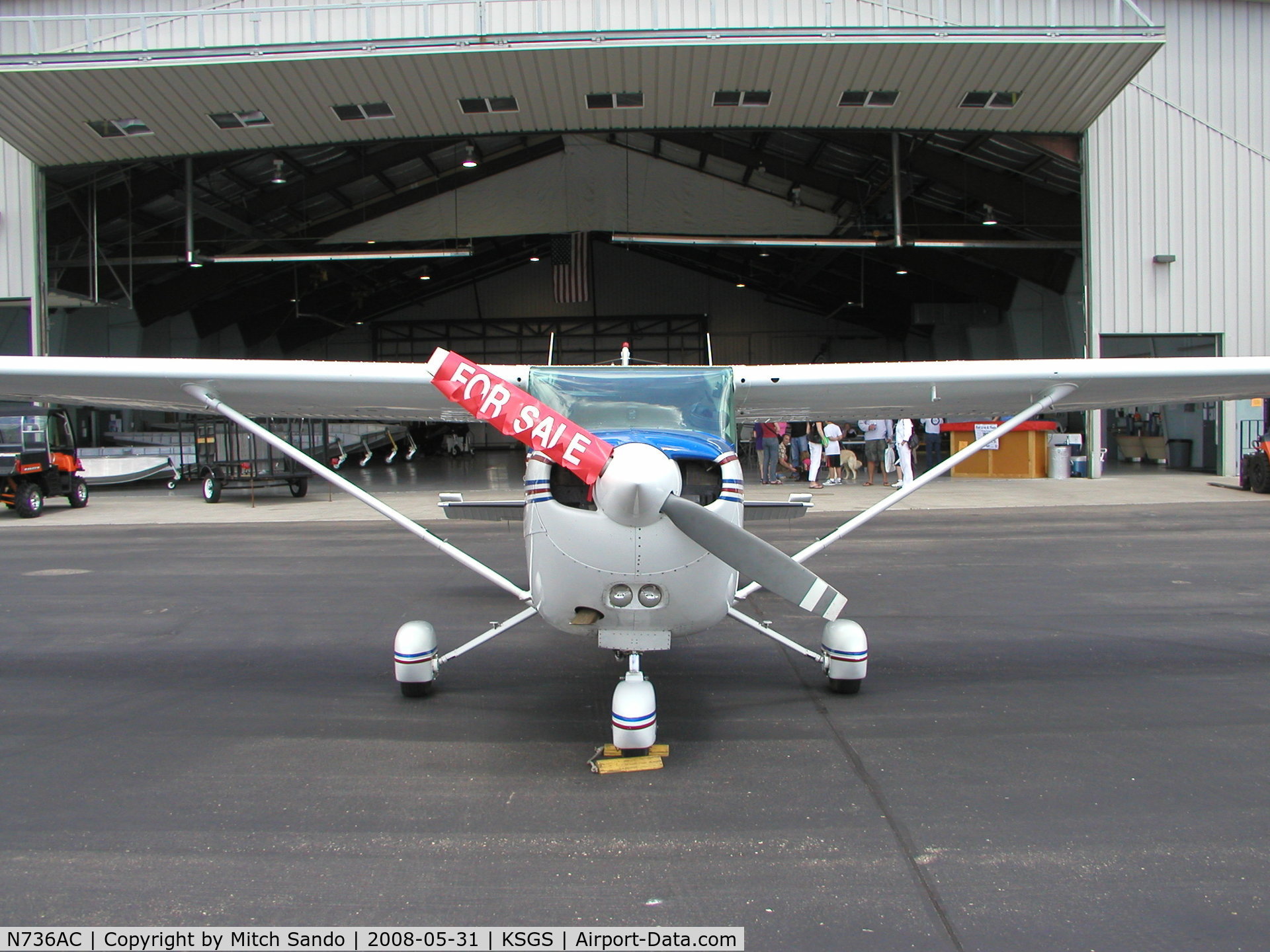 N736AC, 1977 Cessna R172K Hawk XP C/N R1722364, Fleming Field Fly-In 2008.