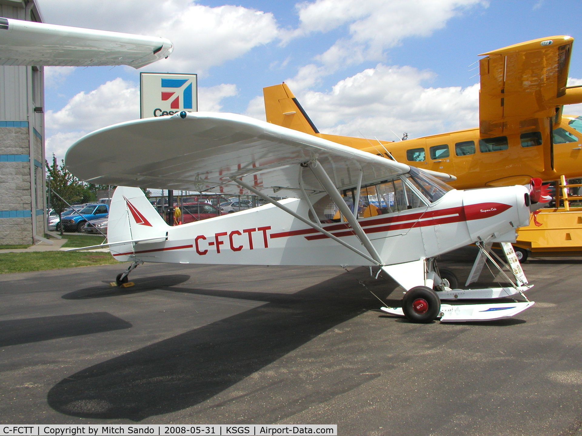C-FCTT, 1963 Piper PA-18-150 Super Cub C/N 18 7954, Fleming Field Fly-In 2008.