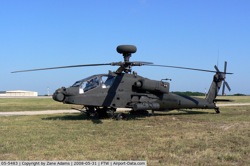 05-5483, 2005 Boeing AH-64D Longbow Apache C/N PVD483, At Meacham Field - Cowtown Warbird Roundup