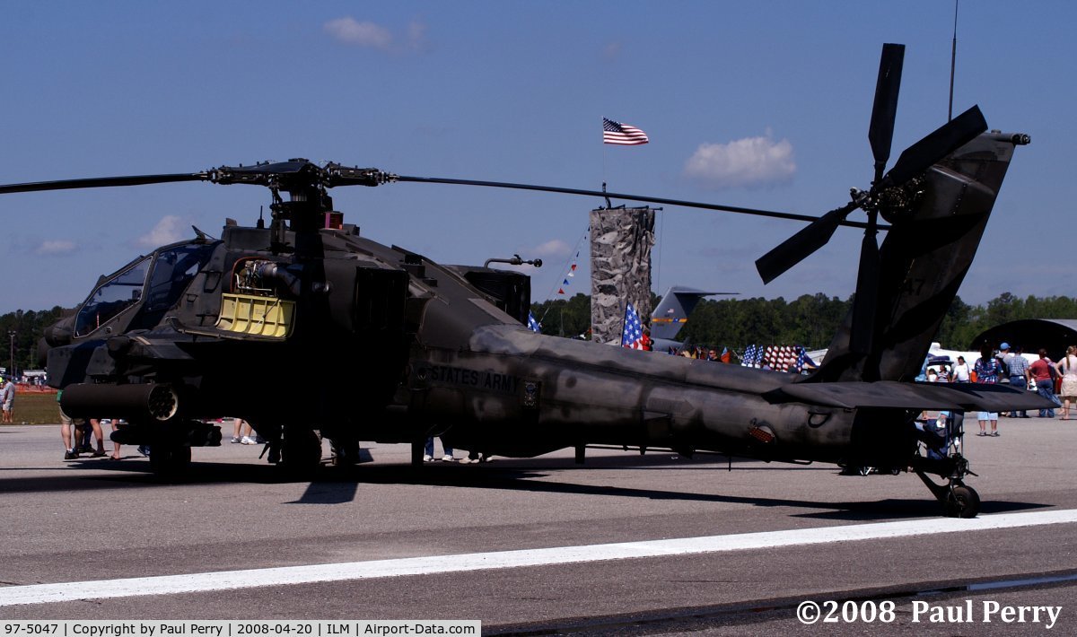 97-5047, Boeing AH-64D Longbow Apache C/N PVD047, Delta model, but no radome