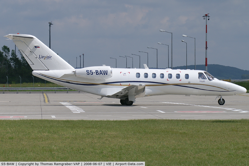 S5-BAW, 2005 Cessna 525B CitationJet CJ3 C/N 525B-0016, LinxAir Cessna 525B Citationjet 3