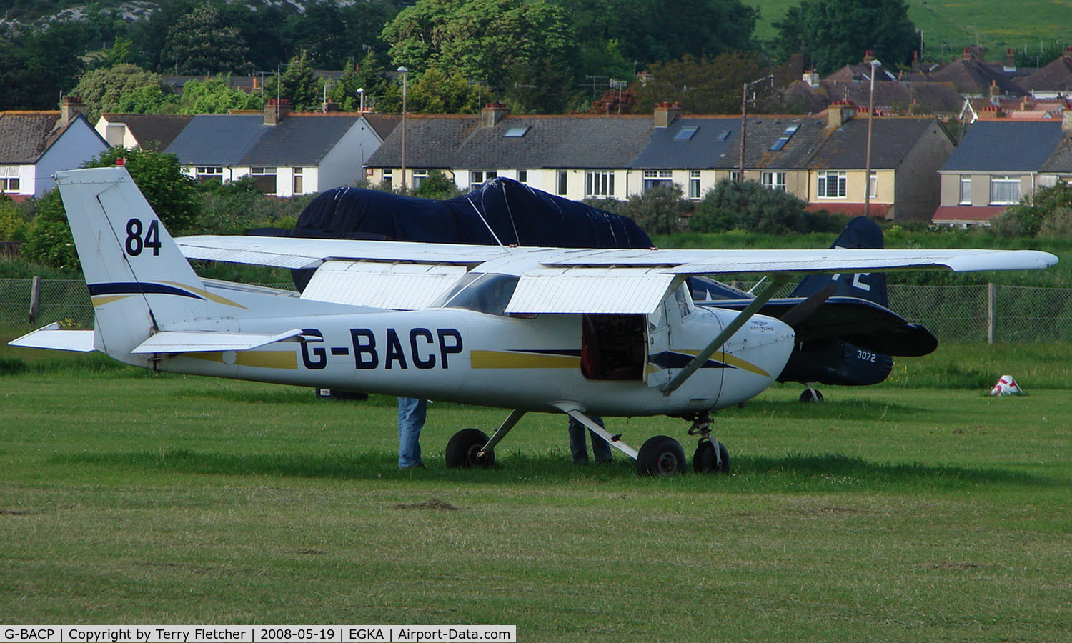 G-BACP, 1972 Reims FRA150L Aerobat C/N 0164, A pleasant May evening at Shoreham Airport , Sussex , UK