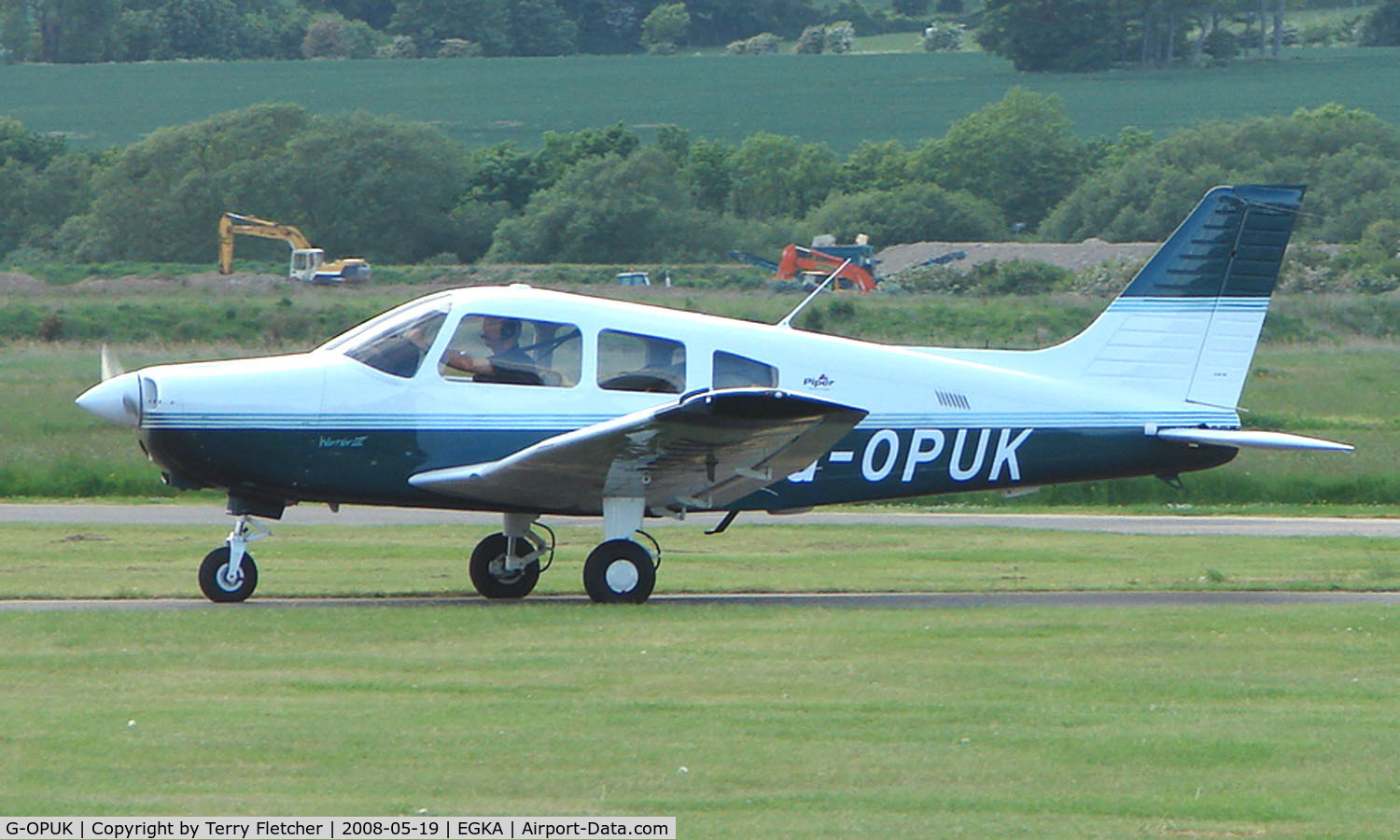 G-OPUK, 2007 Piper PA-28-161 Cherokee Warrior II C/N 2842288, A pleasant May evening at Shoreham Airport , Sussex , UK