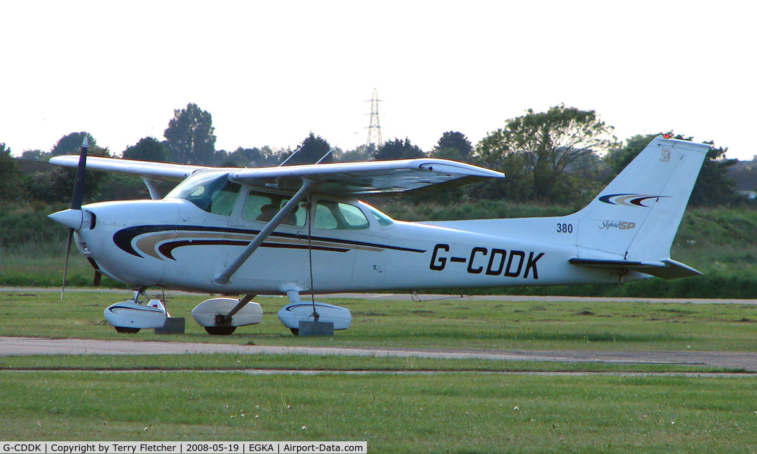 G-CDDK, 1974 Cessna 172M Skyhawk C/N 172-65258, A pleasant May evening at Shoreham Airport , Sussex , UK